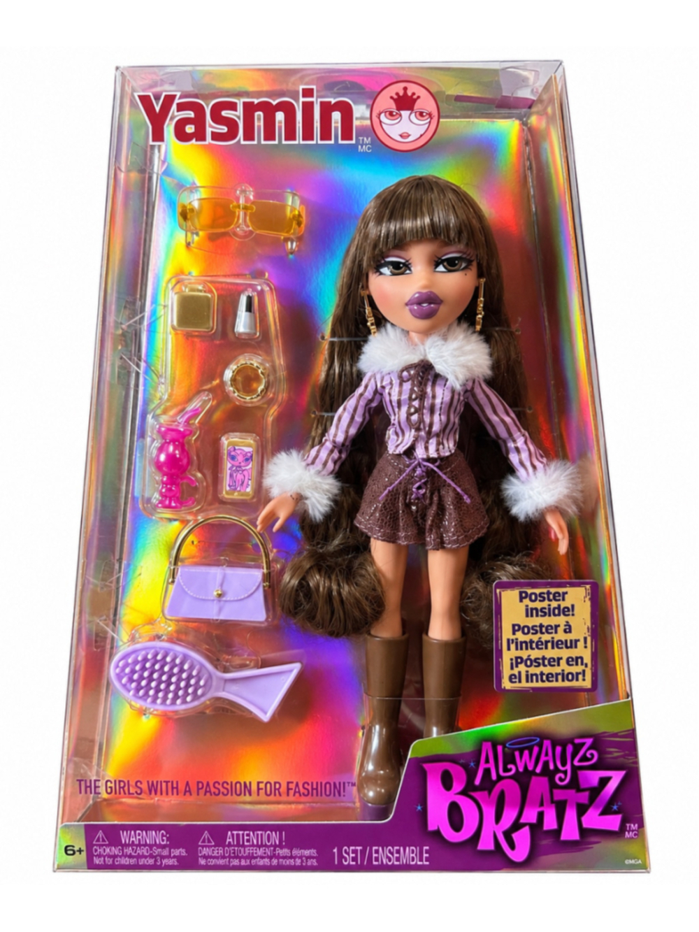 Girls Bratz Always Yasmin Fashion Doll New in box F26